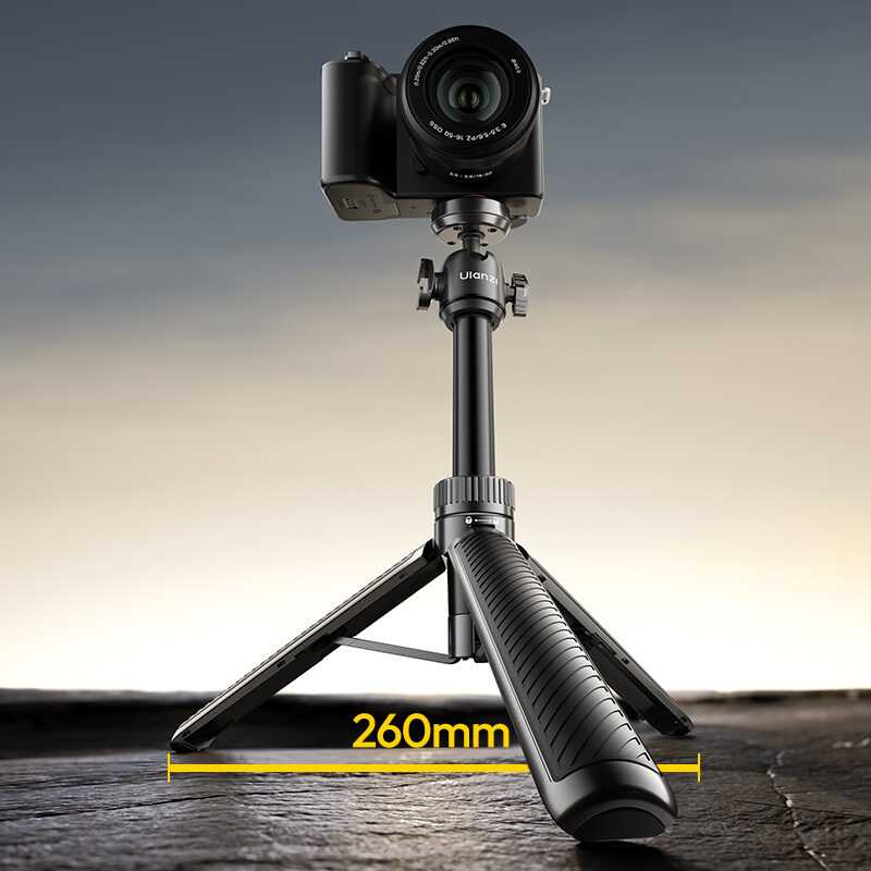 Ulanzi mt90 cka quick release tripod ขาตั้งกล้อง 2in1 ขาตั้งมือถือ น้ำหนักเบา 189g พร้อมไม้เซลฟี่ รองรับ 1.5kg 7