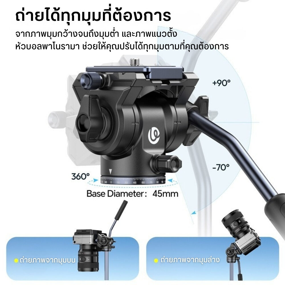 Ulanzi ombra ii video travel tripod