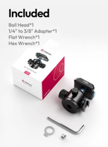 Ulanzi t100 uka quick release tripod ball head (c062) (9)