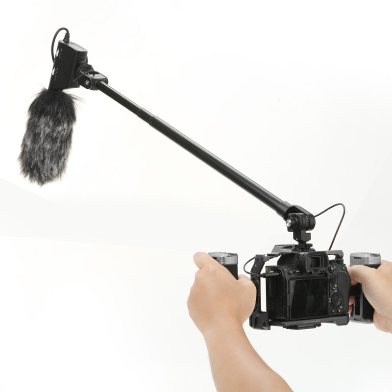 Ulanzi zj08 mic boom pole arm แขนไมโครโฟน แขน boom ต่อไมค์ ยืดหดได้ ระดับมืออาชีพ 11