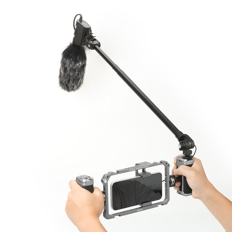 Ulanzi zj08 mic boom pole arm แขนไมโครโฟน แขน boom ต่อไมค์ ยืดหดได้ ระดับมืออาชีพ 12