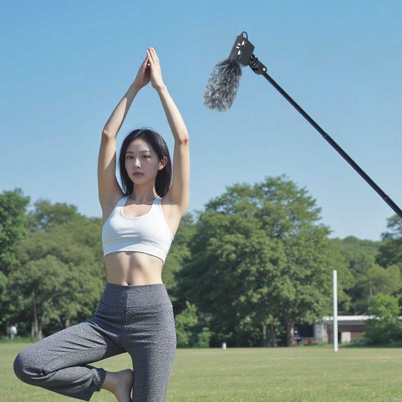 Ulanzi zj08 mic boom pole arm แขนไมโครโฟน แขน boom ต่อไมค์ ยืดหดได้ ระดับมืออาชีพ 19