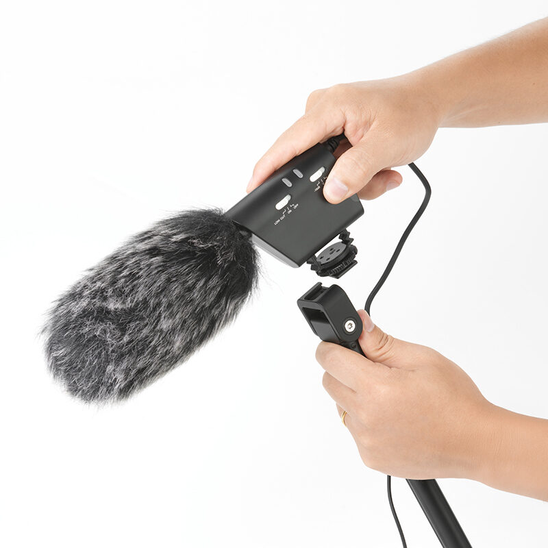 Ulanzi zj08 mic boom pole arm แขนไมโครโฟน แขน boom ต่อไมค์ ยืดหดได้ ระดับมืออาชีพ 20