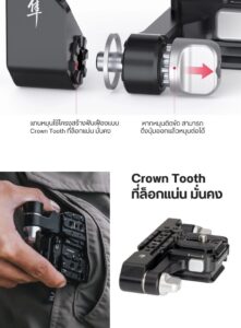 Falcam f22&f38&f50 quick release foldable half cage เคสกล้องพับได้ พร้อมระบบปลดเร็ว เคสกล้อง sony fujifilm canon lumix (6)