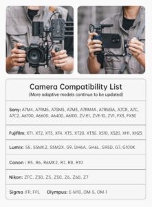 Falcam f22&f38&f50 quick release foldable half cage เคสกล้องพับได้ พร้อมระบบปลดเร็ว เคสกล้อง sony fujifilm canon lumix (9)