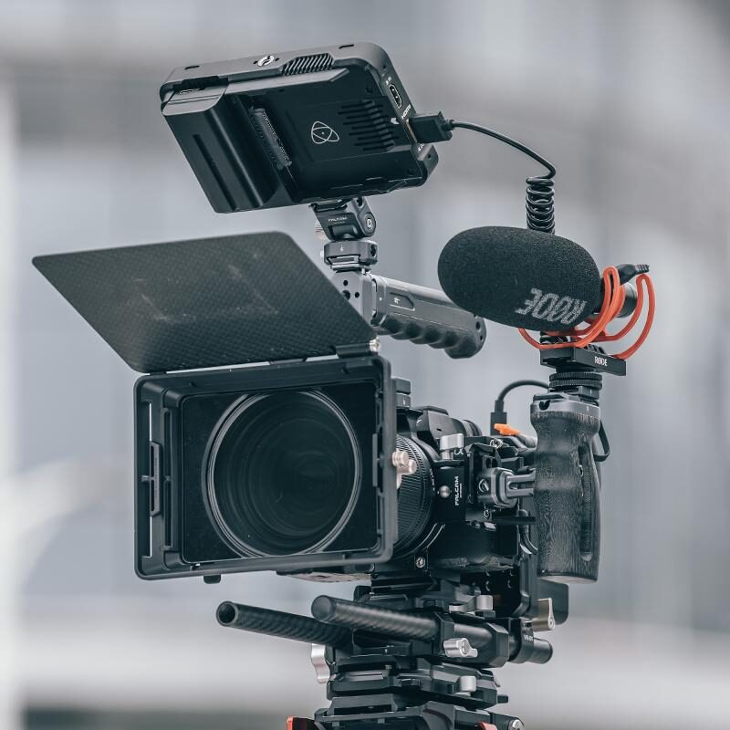 Falcam f22&f38&f50 horizontal to vertical quick release circular half cage(for sony) 3304 3