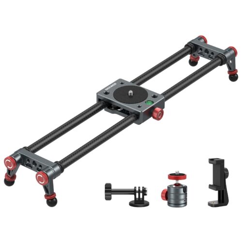 NEEWER CS1MCS2M Carbon Fiber Camera Slider - สไลเดอร์กล้องคาร์บอนไฟเบอร์ขาปรับได้ 4060cm สำหรับกล้องและสมาร์ทโฟน (9) Neewer cs1mcs2m carbon fiber camera slider สไลเดอร์กล้องคาร์บอนไฟเบอร์ขาปรับได้ 4060cm สำหรับกล้องและสมาร์ทโฟน (9)