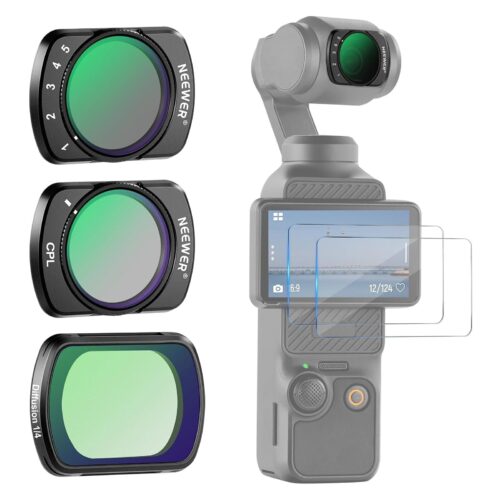 Neewer fl 89 magnetic filter set 3 pack ชุดฟิลเตอร์แม่เหล็ก 3 ชิ้น สำหรับ dji osmo pocket 3 10