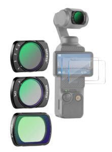 Neewer fl 89 magnetic filter set 3 pack ชุดฟิลเตอร์แม่เหล็ก 3 ชิ้น สำหรับ dji osmo pocket 3 filter 3in1 (11)
