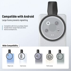 Neewer la008 67mm phone filter clamp คลิปยึดฟิลเตอร์ 67mm สำหรับสมาร์ทโฟน รองรับ iphone และ android 3