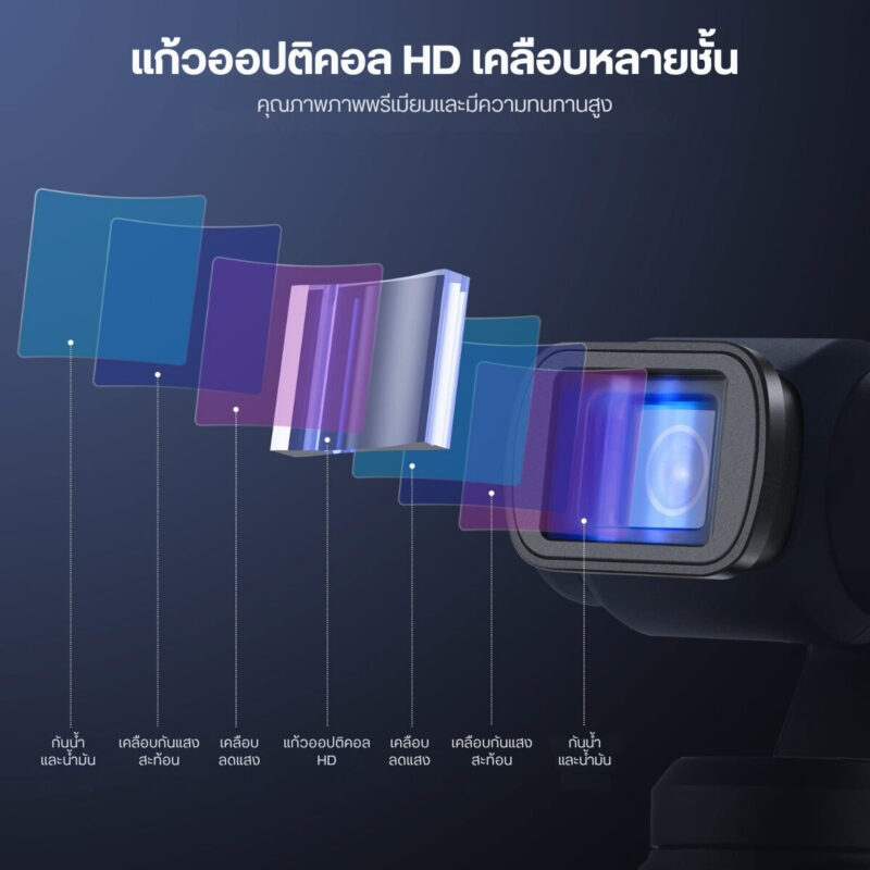 Neewer ls 44 pro 1.2x blue anamorphic lens for dji osmo pocket 3 (7)