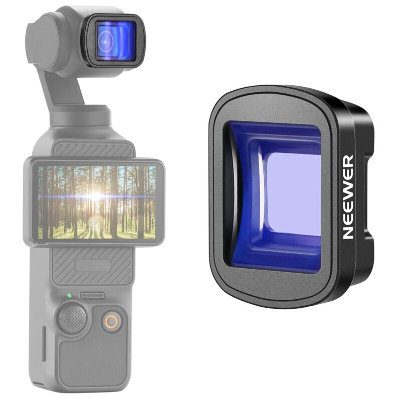 Neewer ls 44 pro 1.2x blue anamorphic lens เลนส์อนามอร์ฟิกสีน้ำเงิน 1.2 เท่า สำหรับ dji osmo pocket 3 (1)