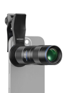 Neewer ls 78 400mm phone telephoto lens with 17mm threaded lens clip (11)