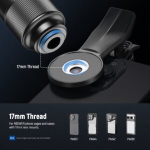 Neewer ls 78 400mm phone telephoto lens เลนส์เทเลโฟโต้มืออาชีพสำหรับสมาร์ทโฟน ซูม 400mm พร้อม lens clip 17mm (8)