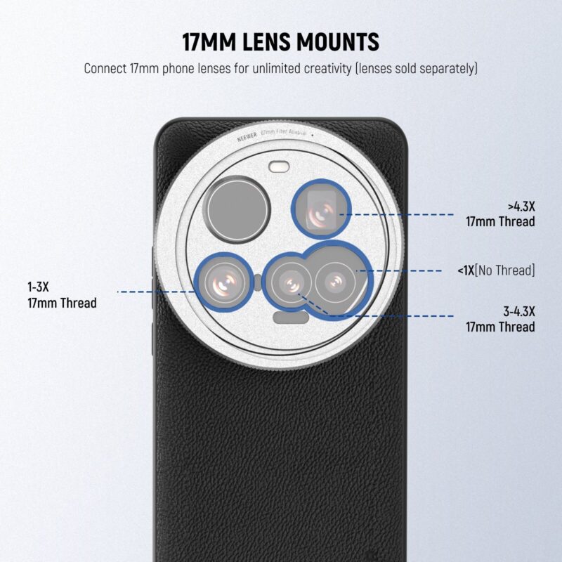Neewer pa101 phone case for xiaomi 15 ultra เคสกล้องมืออาชีพพร้อมขาตั้งเลนส์และฟิลเตอร์ 3