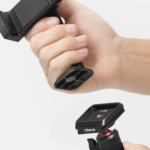 Ulanzi ma54 uka phone holder ที่จับมือถือแบบหมุนได้ 360° พร้อม dual cold shoe mount (2)