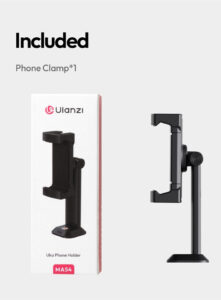Ulanzi ma54 uka phone holder ที่จับมือถือแบบหมุนได้ 360° พร้อม dual cold shoe mount ขาตั้งกล้อง ไม้เซลฟี่ (11)