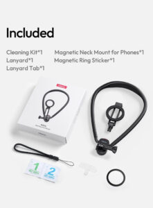 Ulanzi mg14 magnetic neck mount for phones ขาตั้งคล้องคอแม่เหล็ก ขาตั้งมือถือคล้องคอ magsafe สำหรับสมาร์ทโฟน (12)