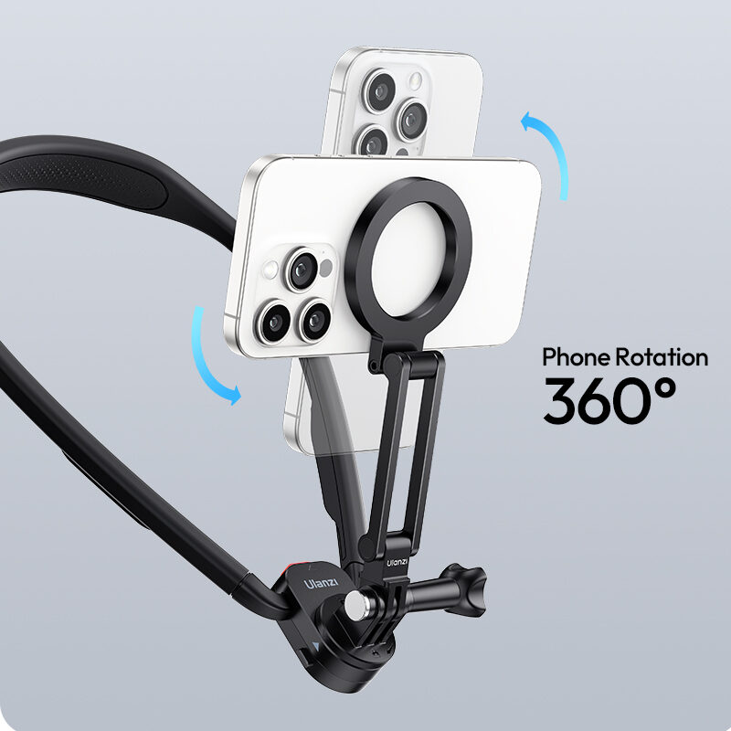 Ulanzi mg14 magnetic neck mount for phones ขาตั้งคล้องคอแม่เหล็กสำหรับสมาร์ทโฟน ถ่ายภาพ pov แฮ (16)