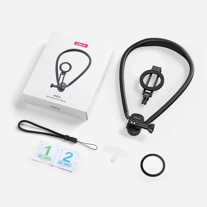 Ulanzi mg14 magnetic neck mount for phones ขาตั้งคล้องคอแม่เหล็กสำหรับสมาร์ทโฟน ถ่ายภาพ pov แฮ (18)