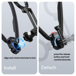 Ulanzi mg14 magnetic neck mount for phones ขาตั้งคล้องคอแม่เหล็กสำหรับสมาร์ทโฟน ถ่ายภาพ pov แฮ (3)