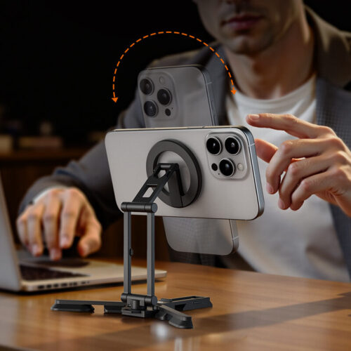 Ulanzi sk29 foldable phone stand ที่ตั้งโทรศัพท์พับได้เอนกประสงค์ 5 โหมด แม่เหล็กคลิป ขาตั้งiphone 4