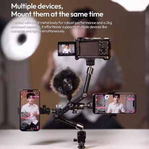 Ulanzi TA10 3-Section Magic Articulating Arm แขนปรับมุมอเนกประสงค์ 3 ท่อน รองรับน้ำหนัก 2kg (6) Ulanzi ta10 3 section magic articulating arm แขนปรับมุมอเนกประสงค์ 3 ท่อน รองรับน้ำหนัก 2kg (6)