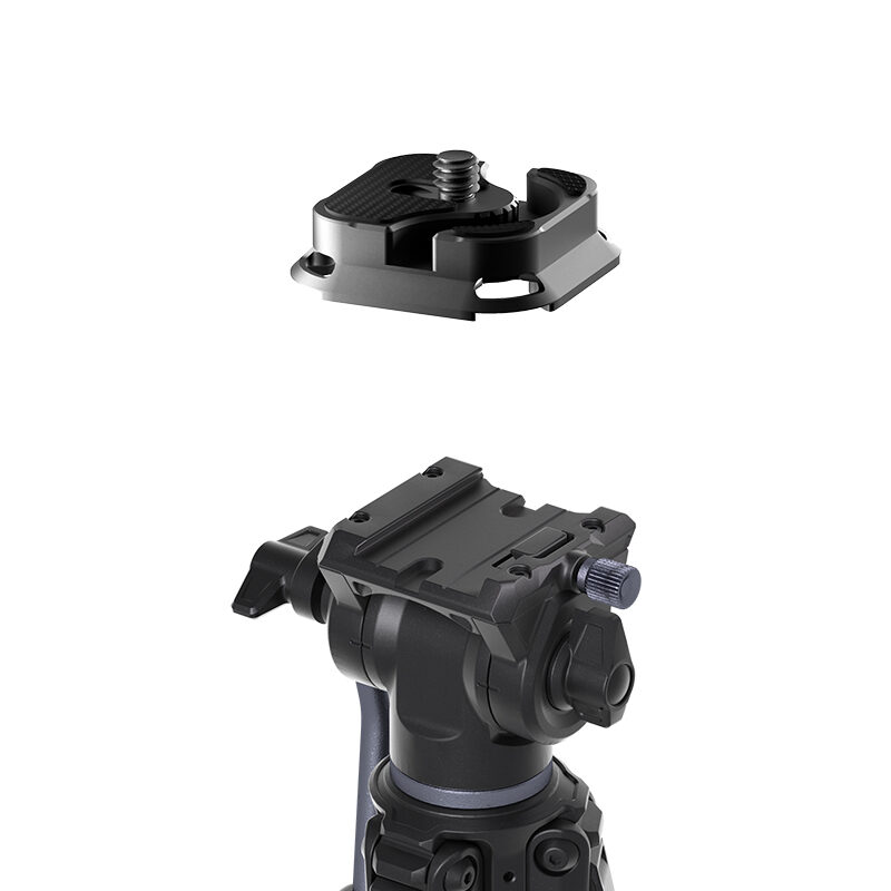 Ulanzi uka10 cable clamp quick release plate แผ่นควิกรีลีสพร้อมระบบจัดการสายเคเบิล (7)